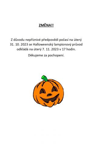 Lampionový průvod - změna termínu 1